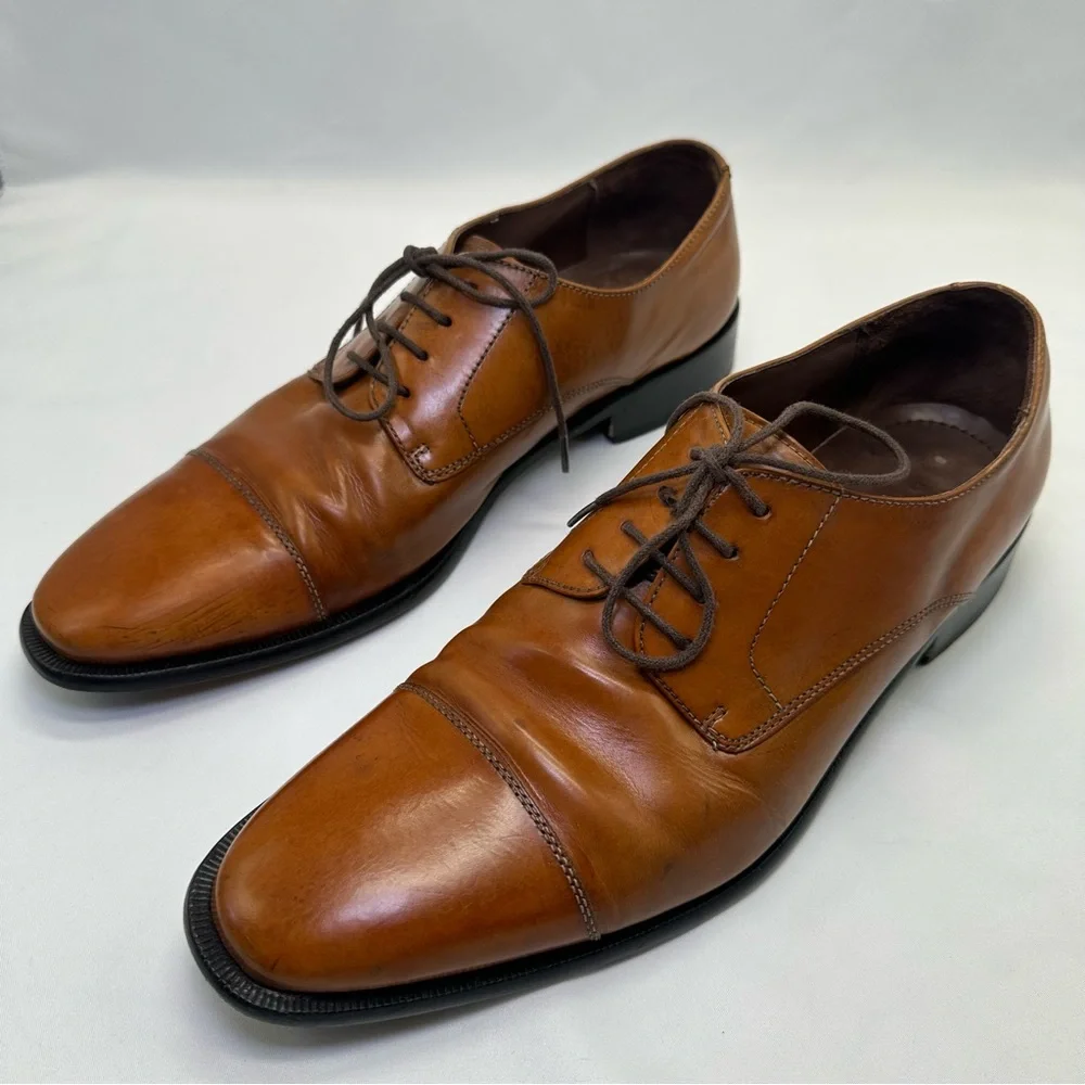 Donald J‎ Pliner Mens Cap Toe Lace-up Oxford Size 8.5  Men Donald J Pliner Shoes